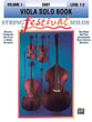 STRING FESTIVAL SOLOS #1 VIOLA cover